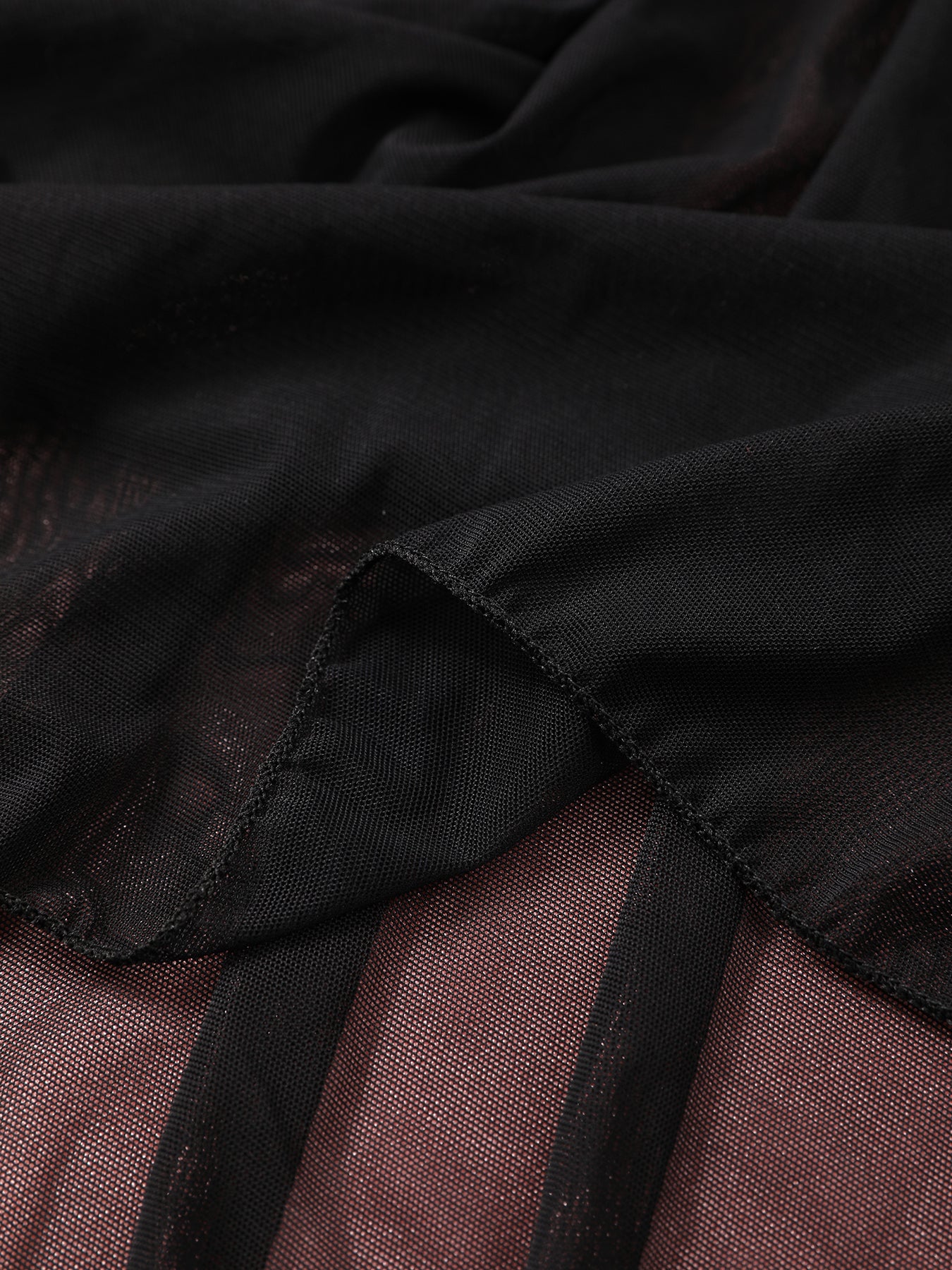 Sheer nightgown with a string