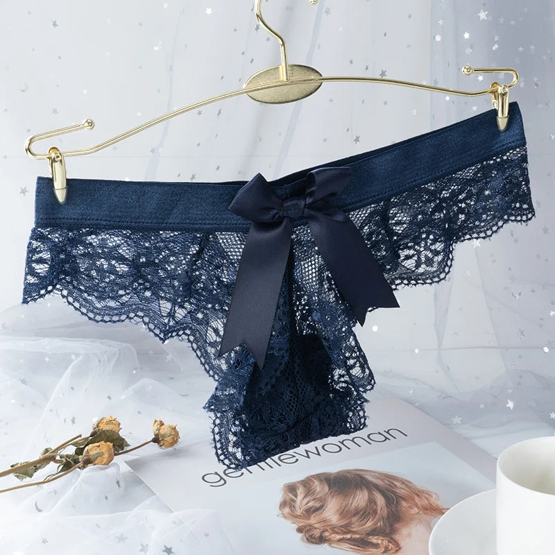 Bow Lace G-String