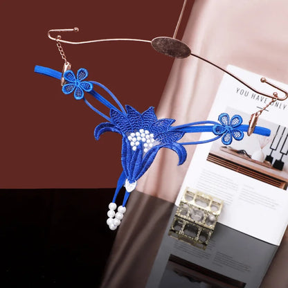 Lace Butterfly Thong