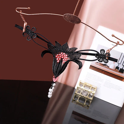 Lace Butterfly Thong