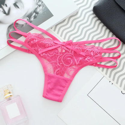 Sheer Lace Thong