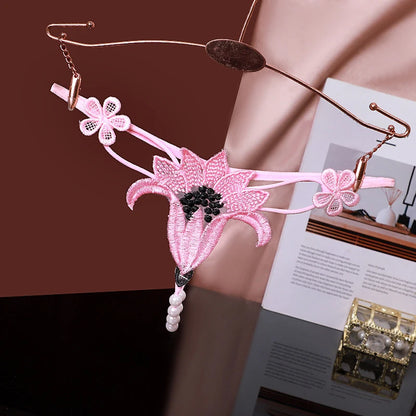 Lace Butterfly Thong