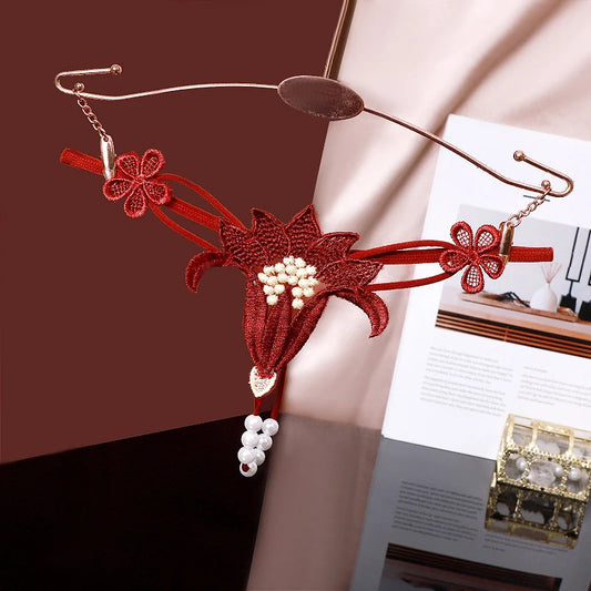 Lace Butterfly Thong