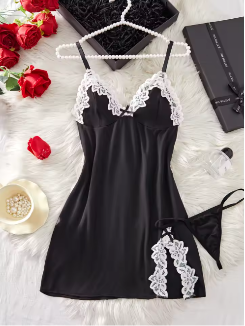 Soft Lace Babydoll Set