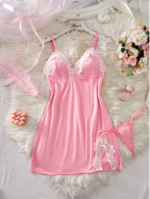 Soft Lace Babydoll Set