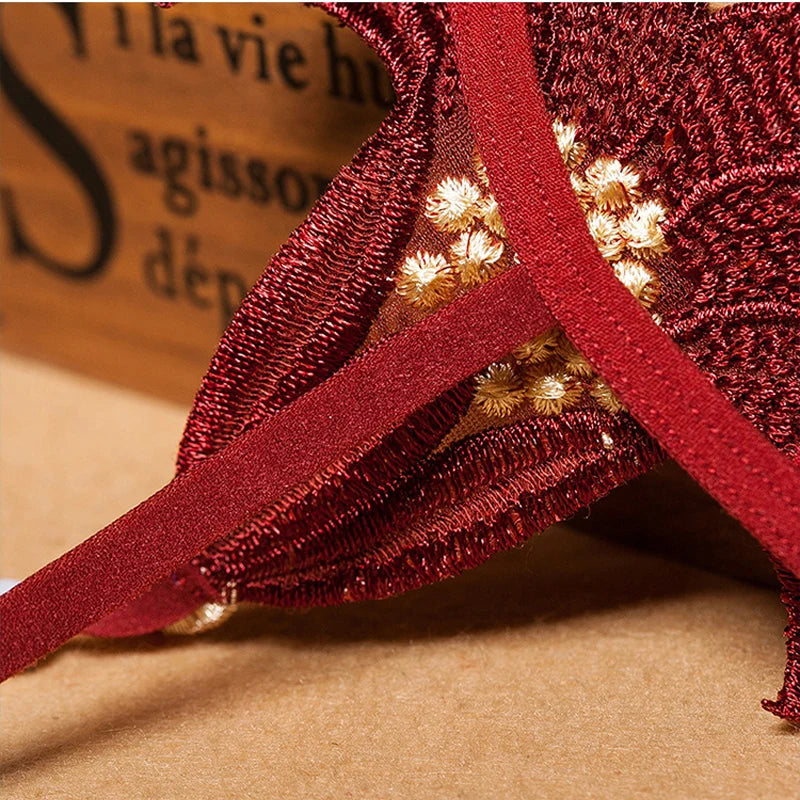 Lace Butterfly Thong